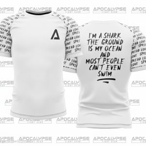 Im a shark short sleeve rash guard