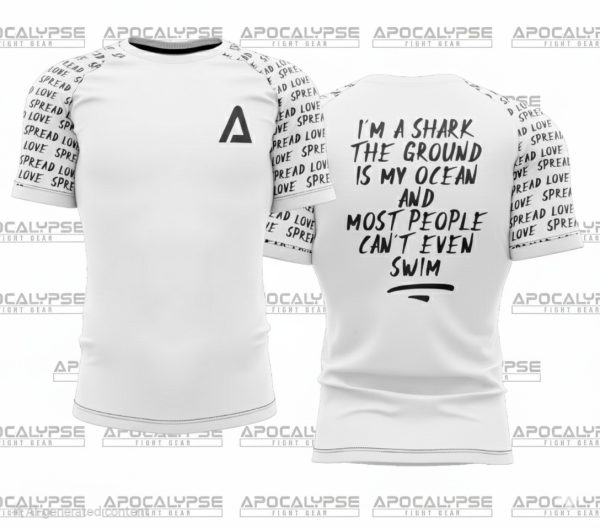 Im a shark short sleeve rash guard