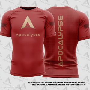 Kids Red Short sleev rash guard