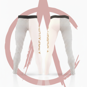 Mens white leggings