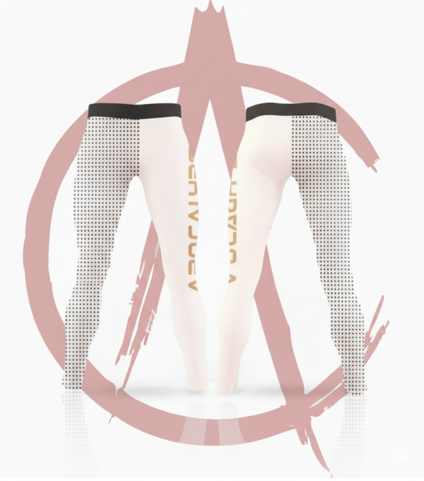 Mens white leggings