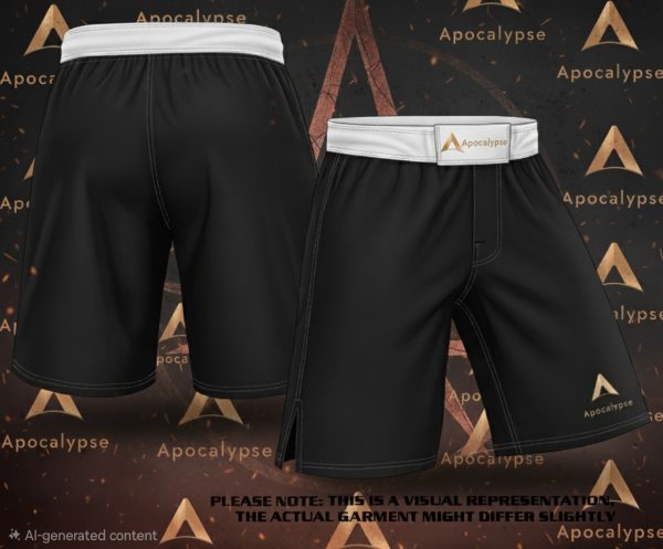 Black MMA shorts