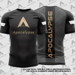 Black shorts sleeve rash guard