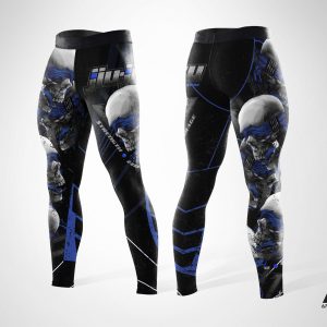 Mens skull leggings