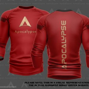 Red Long sleeve rash guard