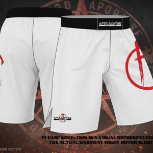 Kids white MMA shorts