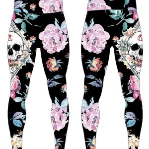 Ladies rose leggings