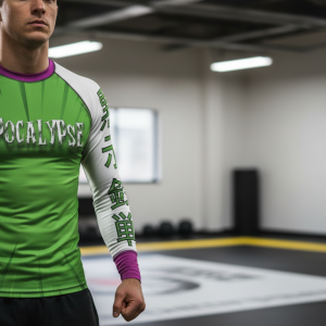Zombie long sleeve rash guard