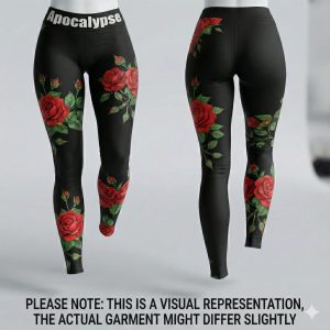 Red Roses ladies leggings